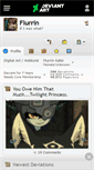Mobile Screenshot of flurrin.deviantart.com
