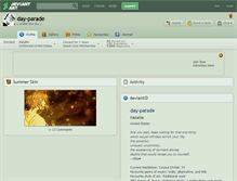 Tablet Screenshot of day-parade.deviantart.com