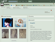 Tablet Screenshot of bargadiel.deviantart.com