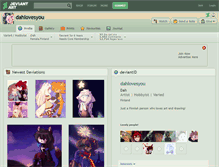 Tablet Screenshot of dahlovesyou.deviantart.com