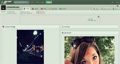 Desktop Screenshot of crookedmusic.deviantart.com