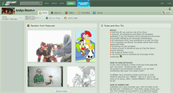 Desktop Screenshot of andys-room.deviantart.com