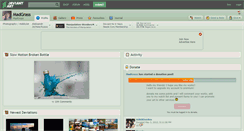 Desktop Screenshot of madgrass.deviantart.com