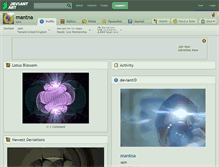 Tablet Screenshot of mantna.deviantart.com