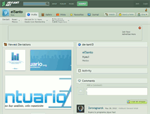 Tablet Screenshot of el5anto.deviantart.com