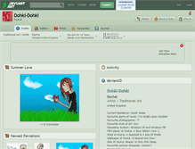 Tablet Screenshot of dohki-dohki.deviantart.com