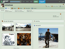 Tablet Screenshot of animekraze.deviantart.com