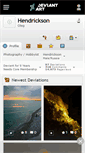 Mobile Screenshot of hendrickson.deviantart.com