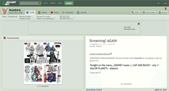 Desktop Screenshot of numbird.deviantart.com