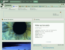 Tablet Screenshot of fremenul.deviantart.com