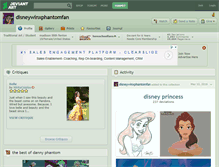 Tablet Screenshot of disneywinxphantomfan.deviantart.com