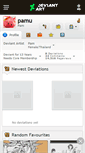 Mobile Screenshot of pamu.deviantart.com