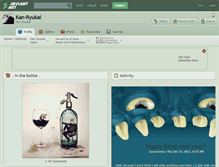Tablet Screenshot of kan-ryukai.deviantart.com