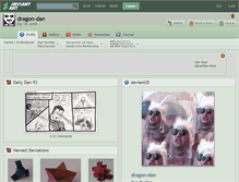 Tablet Screenshot of dragon-dan.deviantart.com
