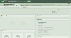 Desktop Screenshot of hammyhamilton77.deviantart.com