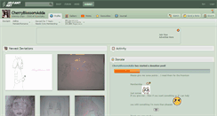 Desktop Screenshot of cherryblossomadda.deviantart.com