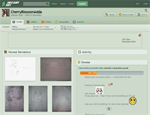 Tablet Screenshot of cherryblossomadda.deviantart.com