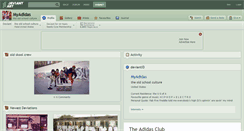 Desktop Screenshot of myadidas.deviantart.com