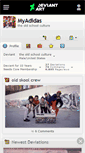 Mobile Screenshot of myadidas.deviantart.com