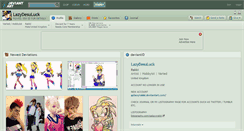 Desktop Screenshot of lazydesuluck.deviantart.com