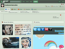 Tablet Screenshot of inadazeenlasnubes.deviantart.com