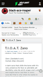 Mobile Screenshot of black-ace-reaper.deviantart.com