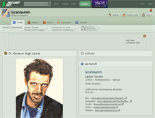 Tablet Screenshot of lycanlauren.deviantart.com