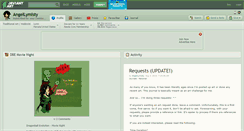 Desktop Screenshot of angellymisty.deviantart.com