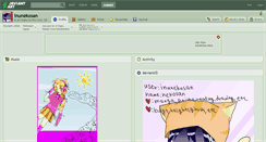 Desktop Screenshot of inunekosan.deviantart.com