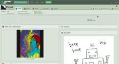 Desktop Screenshot of freya9.deviantart.com