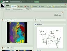 Tablet Screenshot of freya9.deviantart.com