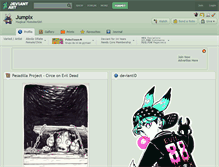 Tablet Screenshot of jumpix.deviantart.com