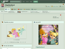 Tablet Screenshot of chipettesfans2.deviantart.com