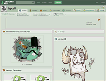 Tablet Screenshot of japoshi.deviantart.com