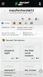 Mobile Screenshot of crazyforchocolat32.deviantart.com