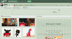 Desktop Screenshot of casscc.deviantart.com