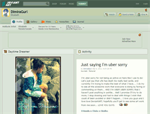 Tablet Screenshot of dimiragurl.deviantart.com