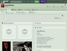 Tablet Screenshot of missydphotos.deviantart.com