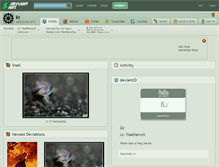Tablet Screenshot of ki.deviantart.com