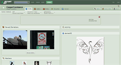Desktop Screenshot of cooperconstance.deviantart.com