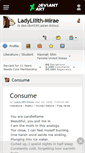 Mobile Screenshot of ladylilith-mirae.deviantart.com