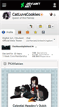 Mobile Screenshot of catluvscookies.deviantart.com