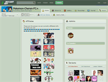 Tablet Screenshot of pokemon-cheren-fc.deviantart.com