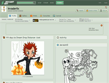 Tablet Screenshot of invaderlix.deviantart.com