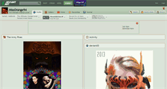 Desktop Screenshot of missorange94.deviantart.com