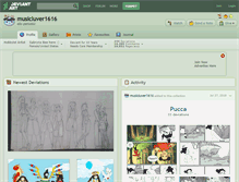 Tablet Screenshot of musicluver1616.deviantart.com