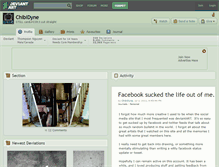 Tablet Screenshot of chibidyne.deviantart.com