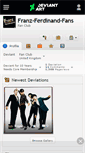 Mobile Screenshot of franz-ferdinand-fans.deviantart.com