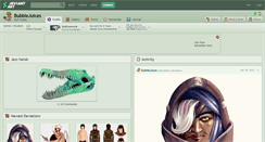 Desktop Screenshot of bubblejuices.deviantart.com