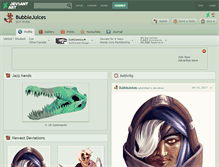 Tablet Screenshot of bubblejuices.deviantart.com